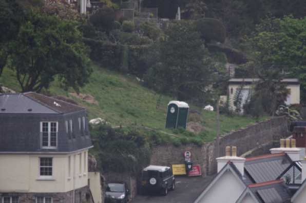 14 April 2022 - 08-51-01
A loo with a view ? Or a view with a loo? The potty side of Kingswear construction.
----------------
Kingswear construction